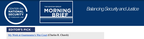 Editor's Pick: Center on National Security